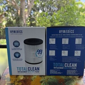 Home Medics Total Clean Replacement Hipaa Type Filter AP-120 5 In 1 Tower‎